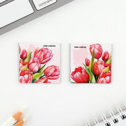 Подарочный набор, блокнот и магнитные закладки 2 шт. Самой нежной! С 8 марта - Artfox фото 9