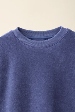 SUDADERA TOALLA CREATED BY CARAMEL LONDON X ZARA / Azul  фото 3