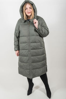 Пальто Luxury Moda 1169 зеленый