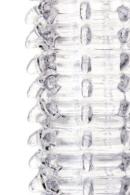 Насадка на пенис TOYFA A-Toys Boyn, TPR, прозрачный, 15,2 см  фото 6