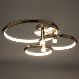 Люстра «Лентес» 3хLED 152 Вт золото 76×60×23 см BayerLux