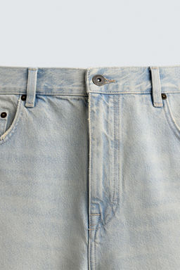 BERMUDA DENIM RELAXED FIT / Azul claro