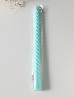 Цена за 3 шт. Свеча витая 25 см, 57 гр, 5 ч, цв. мятный