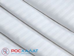 Простынь Страйп-сатин, 1х1, 3х3 белая ПС-02 150х215