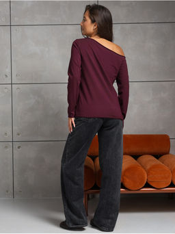 Лонгслив Плечо Черный - София фото 29