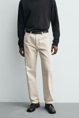 JEANS STRAIGHT FIT / Blanco roto - Zara фото 2