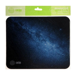 Коврик для мыши Cactus Milky Way, 300×250×2 мм, чёрный