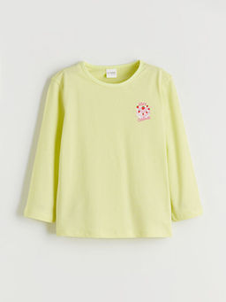 Bisiklet Yaka K?z ?ocuk Pijama Tak?m?