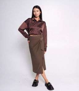 Юбка #КТ8085 (1), хаки