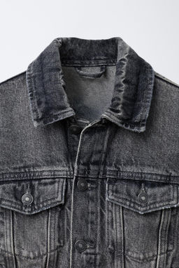 CAZADORA DENIM / Gris - Zara фото 3