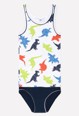 К 1100 Комплект, Динозавры на белом-темно-синий