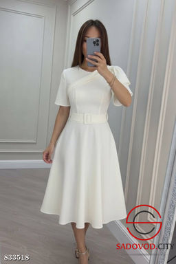 Платье женское с поясом