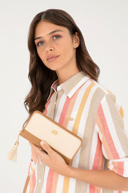 Женский коричневый кошелек Неожиданная скидка в корзине