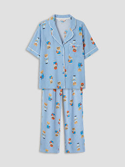 Ay? Teddy Bask?l? Kad?n Pijama Tak?m