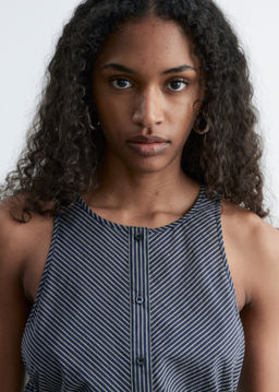 Vestido midi sin mangas con cord?n de ajuste - H&m фото 7