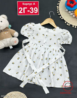 Платье для девочки с принтом