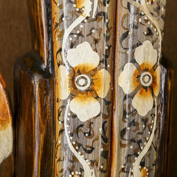 Сувенир «Кошка», 100 см, дерево, коричневый