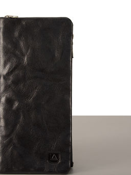 LACCOMA клатч V7513-черный натуральная кожа фото 3