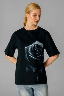 Арт. 31172 Футболка женская  44-52 (5 шт) Цвет:черный