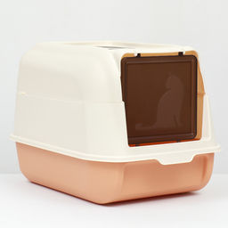 Туалет закрытый с откидным верхом 36×51×34 см, бежевый