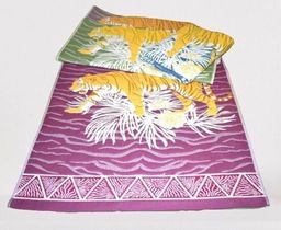 Полотенце Тигр-Пальма тканное двухслойное стеганое 50*100 см. хлопок 100% - Лен поволжья фото 2