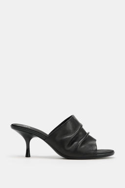 SANDALIA TAC?N PIEL / Negro - Zara фото 2