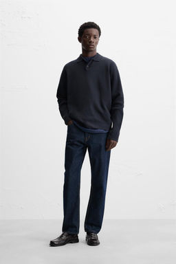 VISCOSE BLEND KNIT POLO SHIRT - Zara фото 33