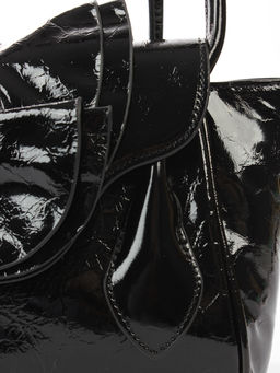 LACCOMA сумка Y2430-2-черный натуральная кожа полиэстер фото 5