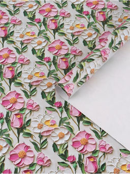 Цена за 10 шт. Бумага упаковочная глянцевая «Цветочная поляна», 70 × 100 см