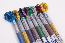 Нитки для вышивания Gamma мулине SM металлик 100% полиэстер 12 x 8 м