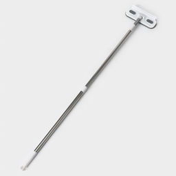 Щётка для окон Raccoon, телескопическая нержавеющая ручка 77(123) см, силиконовый сгон 22 см, велюровая насадка 227 см, цвет МИКС - Simaland фото 5