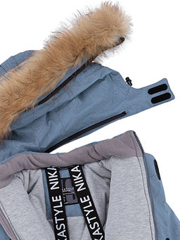 Комбинезон 8з0124 лаванда/серый - Nikastyle фото 20