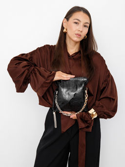 Сумка 6010-1L black Polina&Eiterou