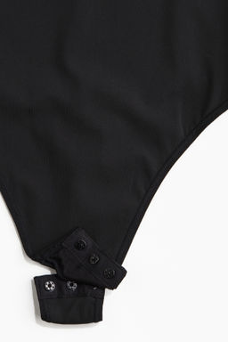 Body tanga de microfibra con copas acolchadas - H&m фото 3