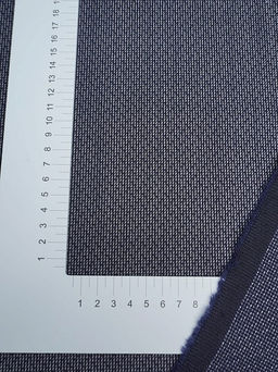 Шерсть костюмная Мираж цв.т.чернильно-синий, ш.1.55м, шерсть-100%, 190гр/м.кв - Купава фото 3