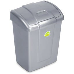 Контейнер для мусора"Форте"9л серебристый С340СРБ