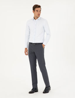Koyu Mavi Slim Fit Y_nl_ Kuma_ Pantolon - Pierre cardin фото 3
