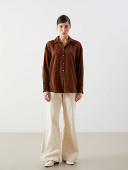 ?izgili Oversize Kad?n G?mlek