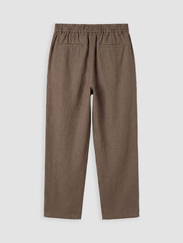 Regular Fit %100 Keten Erkek Pantolon
