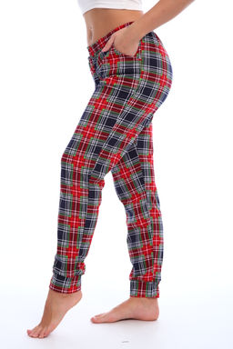 Брюки пижамные женские в клетку