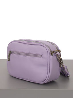 LACCOMA сумка Торри-Ф826-сиреневый эко кожа хлопок  фото 2