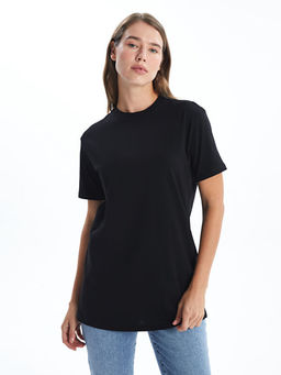 Kad?n Bisiklet Yaka D?z Tunik