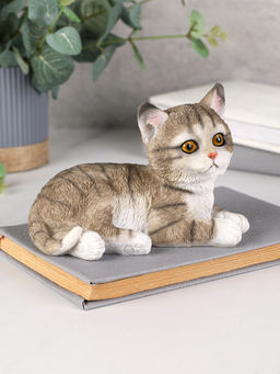 Фигурка Кошка 11 см серая / YX33105 /уп 24/ - Галеонтрейд фото 2