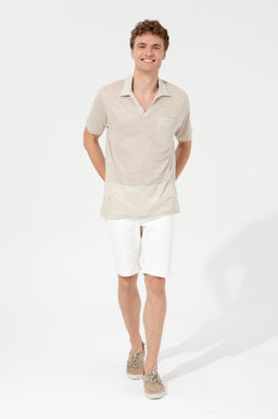 U. S. Polo Assn Мужская футболка с воротником-поло Stone - U.s. polo assn фото 16
