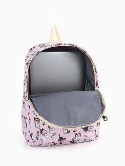 Набор: рюкзак школьный и пенал, с карманами, с принтом, размер 29?12?41 см, розовый