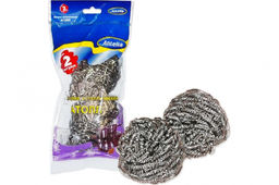 Набор мочалок 2 шт метал. д/тефлона спирал.Атолл 18 г арт. 3754 Антелла