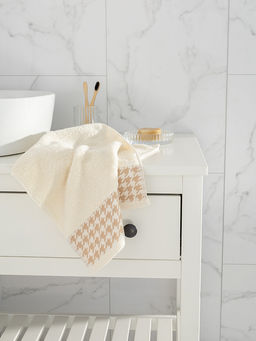 Полотенце для рук 35x70 молочный махровая ткань