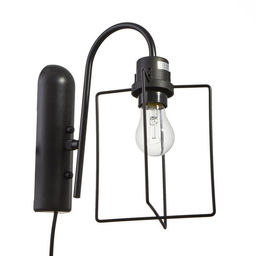 Бра «Фламент», 1×40 Вт E27, черный, 25×16×33 см