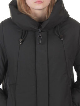 M-9098 DK. GREEN Пальто зимнее женское (верблюжья шерсть, 120 гр. холлофайбер)