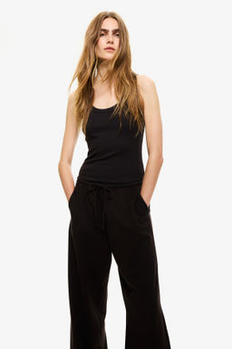 Pantal?n de algod?n con cord?n de ajuste - H&m фото 4